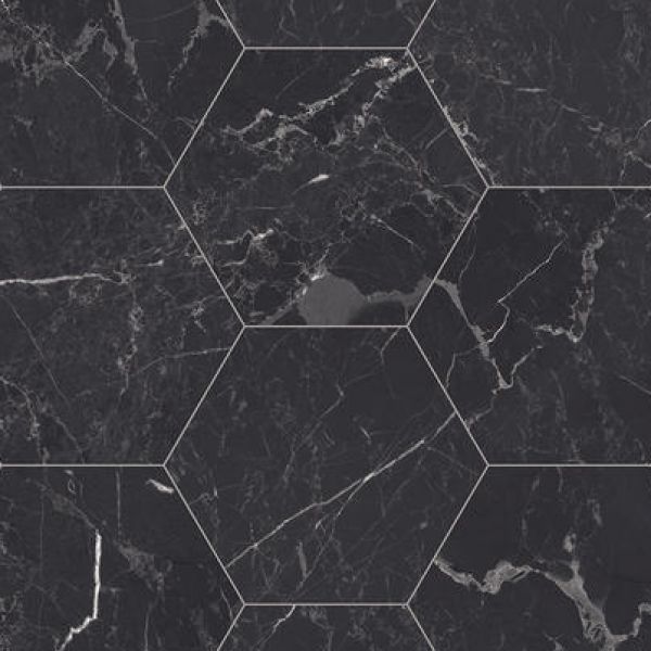 Nero Marquine Hexagon Grey 