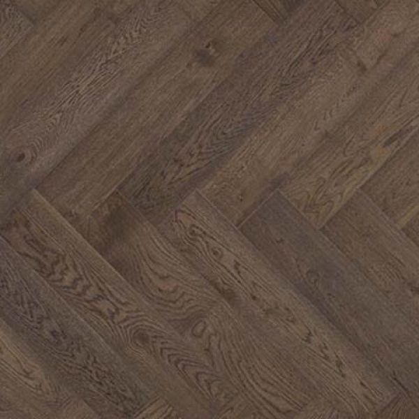 Oak Old Brown Herringbone 